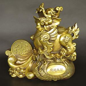 玄武 四神 銅製置物 風水開運 北方位の守護霊獣 / FU0010001 : 古琴堂