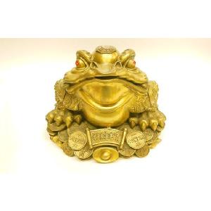 三脚銭蛙の置物 招財銅製元寶三脚蟾蜍 : 中国貿易公司ctcオンライン