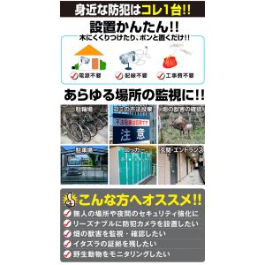 国華園 即納 防犯カメラ トレイルカメラ 4K...の詳細画像2