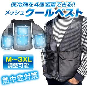 クールベスト 冷却ベスト 保冷剤 カイロ 冷暖兼用 男女兼用 保冷