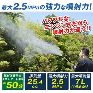 噴霧器 エンジン式 ガソリン 2サイクル 25...の詳細画像2