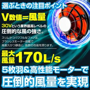 国華園 空調ベスト・服 30V 風冷ベスト フ...の詳細画像3