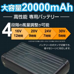 国華園 空調ベスト・服 30V 風冷ベスト フ...の詳細画像4