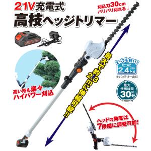国華園 ヘッジトリマー 1台 充電式 ポール ...の詳細画像1