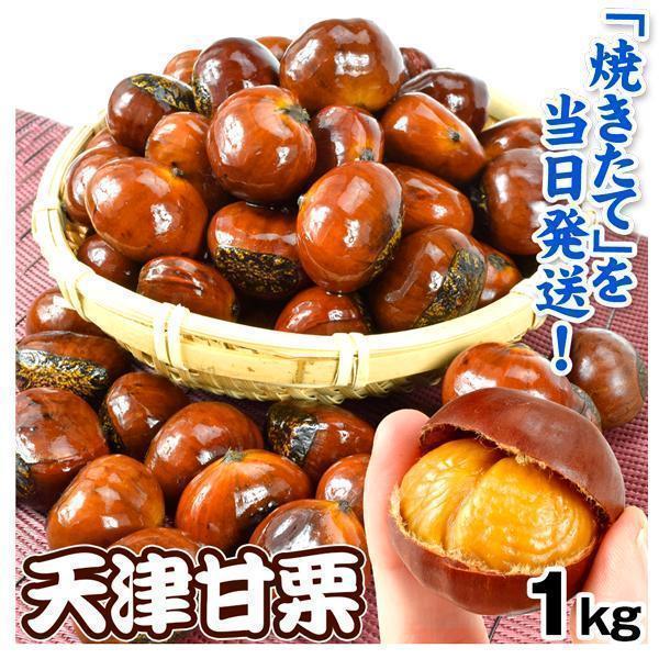 新栗 甘栗 天津甘栗 1kg くり マロン 栗 焼きたて 無添加 殻付き スイーツ お菓子 送料無料...