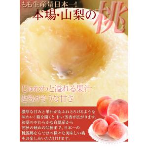 もも 6〜9玉 まるちゃんの 笛吹の大玉桃 山...の詳細画像2