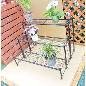 国華園 即納 花台 鉄製 3段 アイビースタン...の詳細画像5