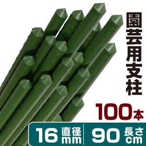園芸 支柱 Φ16mm×150cm 100本 イボ付き鋼管製 個人宅OK イボ支柱