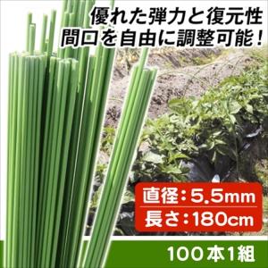 支柱 トンネル 園芸 農業 （代引不可） 180cm (直径8mm) 50本組