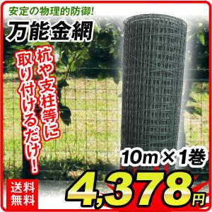 万能金網（1.2×10m）1巻 防獣 動物よけ 網目25mm アニマルフェンス フェンス 獣害対策 獣害 国華園