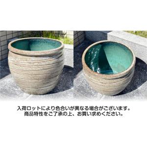 国華園 睡蓮鉢 すいれん鉢 錫色(すずいろ) ...の詳細画像3
