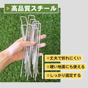 防草シート ピン 極太 亜鉛メッキ シート押さ...の詳細画像5