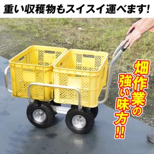 国華園 伸縮式アルミハウスカー 台車 アルミ台...の詳細画像2