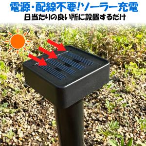 国華園 モグラ退治 モグラ撃退器 超音波 ソー...の詳細画像4