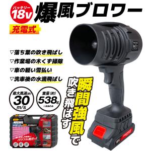 国華園 ブロワ 充電式 ブロア 小型 軽量 お...の詳細画像1