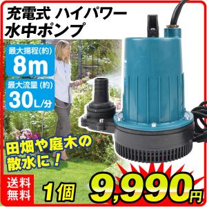 国華園 ポンプ 充電式 21Vハイパワー水中ポ...の詳細画像1