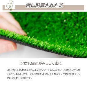 国華園 即納 お手入れ簡単人工芝 1×10m ...の詳細画像3