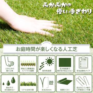 国華園 即納 人工芝 人工芝ロール1×5m s...の詳細画像2