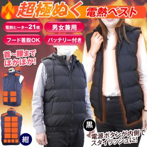 国華園 即納 電熱ベスト ヒーターベスト ヒー...の詳細画像1