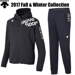 デサント/Move Sport ムーブスポーツ/秋冬 フード付きスウェット 上下セット/HEAT NAVI ACTIVE SUITS/DAT2764 BLK DAT2764P BLK/大谷翔平 着用モデル｜kokkidozao