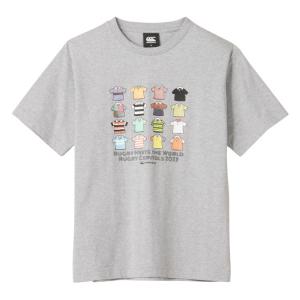 CANTERBURY カンタベリー/2023 春夏 最新 メンズ/ショートスリーブティシャツ/RA33090 15/ミディアムグレー/半袖 Tシャツ｜kokkidozao