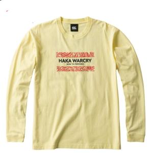 CANTERBURY カンタベリー/2019 春夏 最新 メンズ/ロングスリーブ  Tシャツ/RA49131 51/カラー：ソフトクリーム/バックプリント有り｜kokkidozao