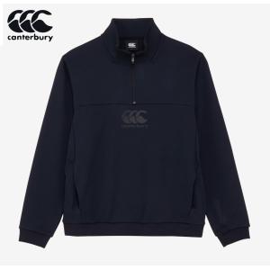CANTERBURY カンタベリー/2025 秋冬 最新 メンズ/フレックスウォーム ハーフジップスウェット/RG425565 29/カラー：ネイビー