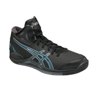 ASICS アシックス バスケットボールシューズ　ゲルトライフォース 2 - ワイド/GEL TRYFORCE 2-WIDE/TBF327 9084/ブラック×ダークグリーン｜kokkidozao