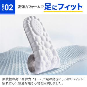インソール 疲れない 衝撃吸収 足底筋膜炎 立...の詳細画像3