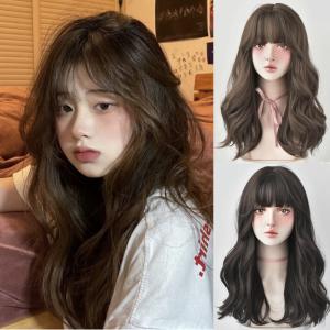 レティース ウィッグ フルウィッグ 女性用 ウイッグ かつら セミロング 自然 ストレート ロングヘアー 茶髪 長髪 コスプレ 仮装 イメチェン 女子ウェーブ｜koko777