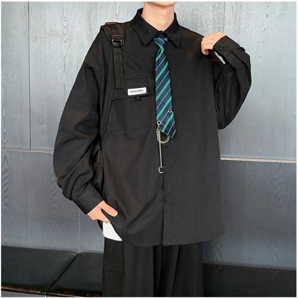 メンズ シャツ カジュアルシャツ ワイシャツ 上着 長袖 ダンスウェア レディース クラブ 公演 発...