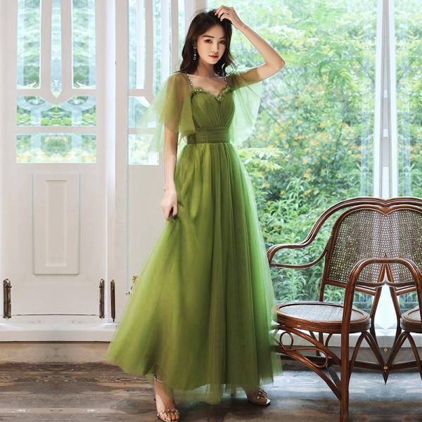 ナイトドレス レディース ロングドレス パーティー カラードレス イブニング ワンピース イベント ...