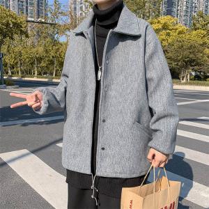 メンズ コート ピーコート ジャケット カジュアル ミディアム ショート 上着 オーバーコート 春秋 男子 アウター