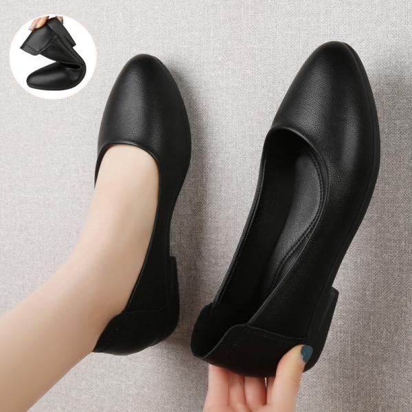 パンプス レディース シューズ モカシン スリッポン フラットヒール 革靴 コンフォート 通学 通勤...