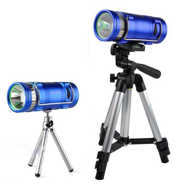 三脚 小サイズ 夜釣り LEDライト 集魚灯 夜間作業 専用 ブルーライト 送料無料