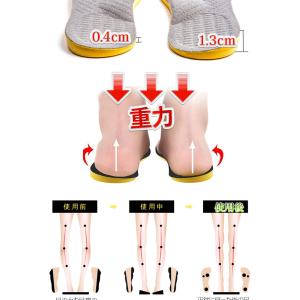 インソール O脚矯正 中敷き 土踏まずインソー...の詳細画像3