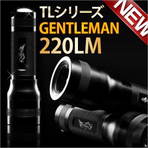 プレミアムLEDライト アウトドア LEDライトLEDライト単4電池X3本使用CREE社 POWERライトTL1-GENTLEMAN｜kokoa