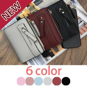 レディース 二つ折財布 収納 大容量 シンプル かわいい