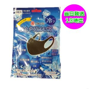 WAD ひんやりMASK 男女兼用 ふつうサイズ 3枚入り マスク ますく