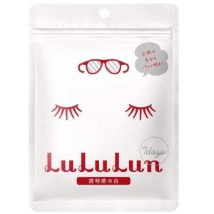 フェイスマスク 白のルルルン4 さっぱり透明感タイプ 7枚入り