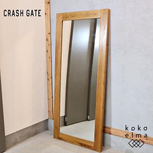 CRASH GATE クラッシュゲート パイン古材 オクト ミラー 姿見 全身鏡 ヴィンテージテイスト knot antiques ノットアンティークス EC353