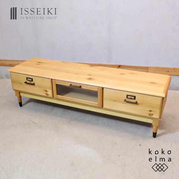 ISSEIKI 一生紀 CANELE テレビボード ローボード TVボード オーク材 ナチュラル イ...