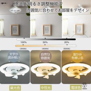 シーリングファンライト LED E26金口 3...の詳細画像3