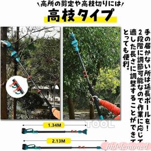 高枝 電動のこぎり チェーンソー 充電式 高枝...の詳細画像2