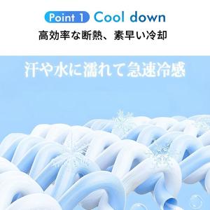 【肌温度より-15℃ 冷却】冷感アイテム 冷感...の詳細画像2