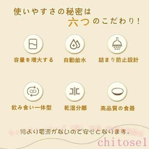 ペット給餌機 自動給餌器 自動給水器 一体型 ...の詳細画像2