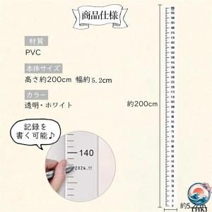 身長計 ウォールステッカー 身長測定ステッカー...の詳細画像5