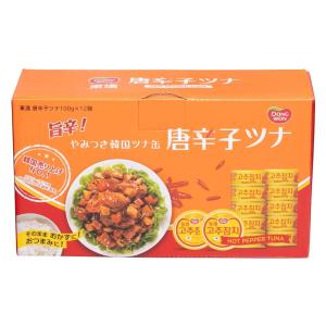 DONG WON 旨辛！やみつき韓国ツナ缶 唐辛子ツナ 1200g 100g×12個