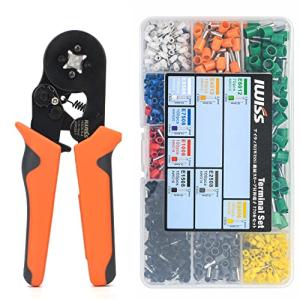 アイウィス(IWISS) フェルール用圧着ペンチ 0.25-6.0mm2 HSC8 6-4F ワイヤーエンドスリーブ 用 棒端子 端子セット品｜ココモモーズ