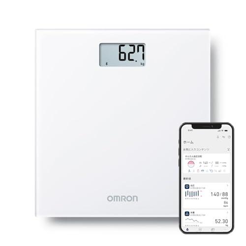 体重計 ホワイト HN-300T2-JTW スマホ連動 データ自動転送 自動認識 乗るだけで測定開始...